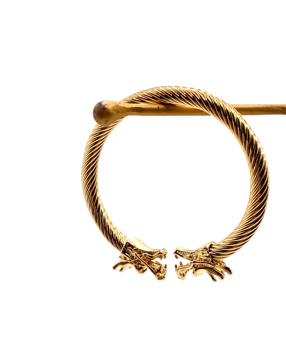 Gold dragon bracelet